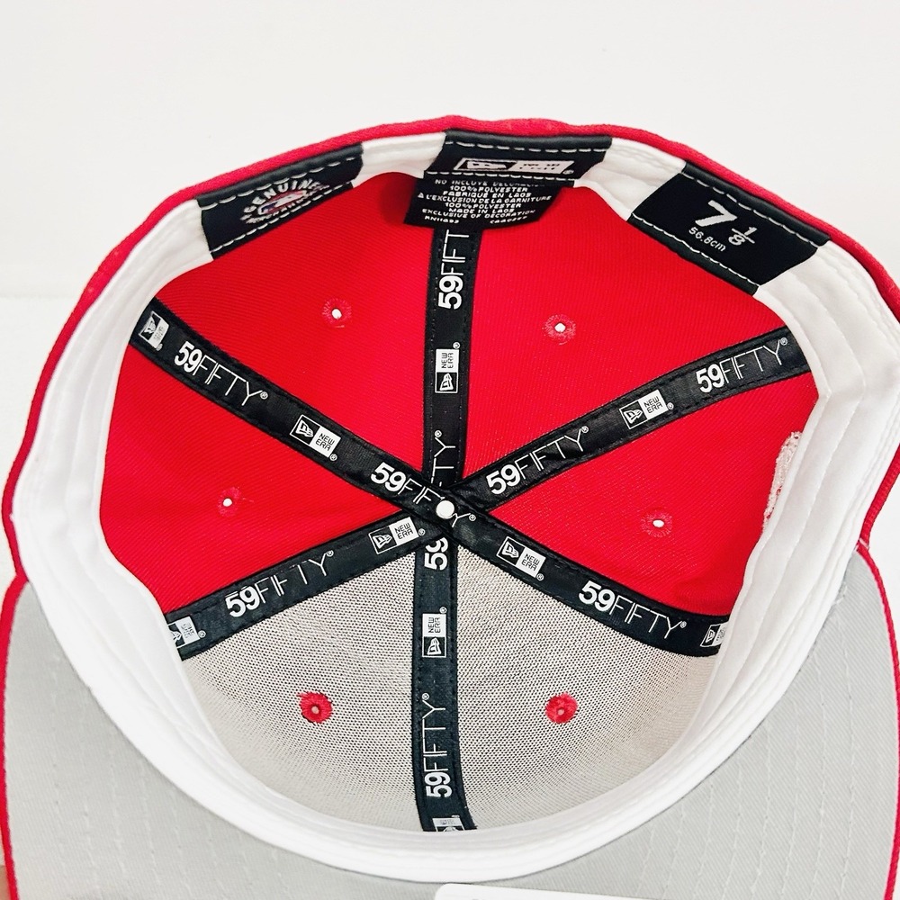 New Era Arizona Diamondbacks Red World Series‎ 59FIFTY Fitted Hat Cap 7 1/8 MLB - Picture 6 of 6